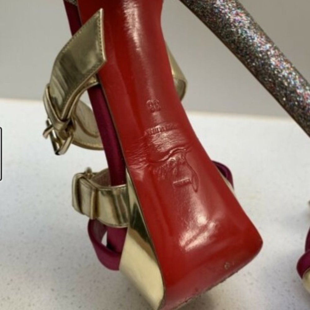 Christian Louboutin Ambertina 150 Specchio Size 38 - Picture 11 of 11